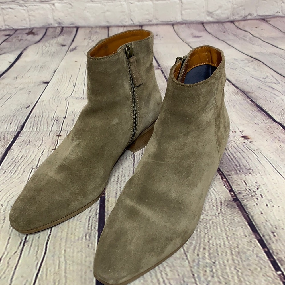 Aquatalia Fuoco Suede Ankle Bootie